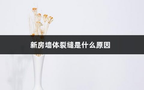 新房墙体裂缝是什么原因(房子裂缝怎么补修好)