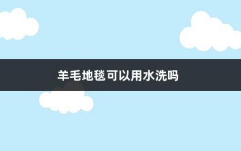 羊毛地毯可以用水洗吗(羊毛地毯的优点是什么呢)