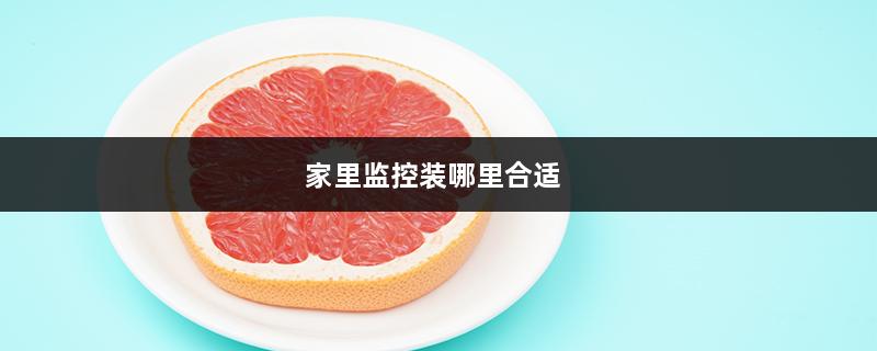 家里监控装哪里合适