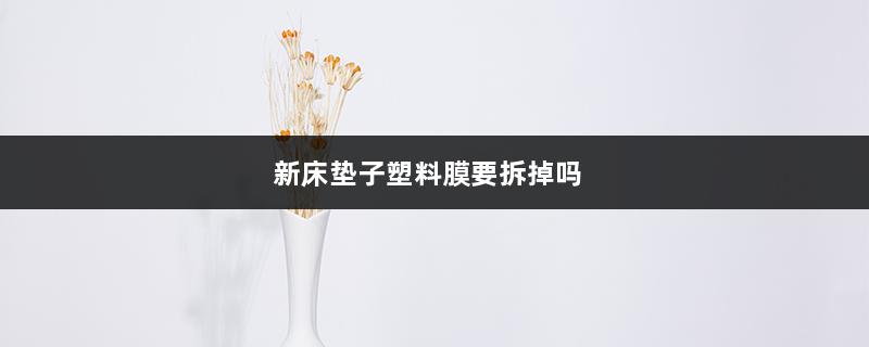 新床垫子塑料膜要拆掉吗